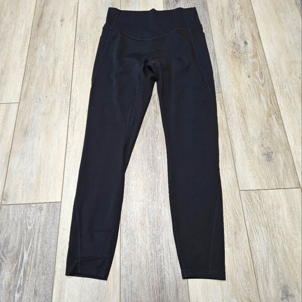 Halara SoCinched High Waisted Tummy Control Full Leggings Black Women's Medium - Picture 3 of 8